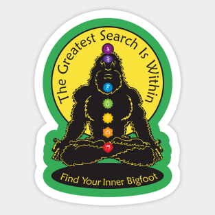 Find Your Inner Bigfoot Sticker